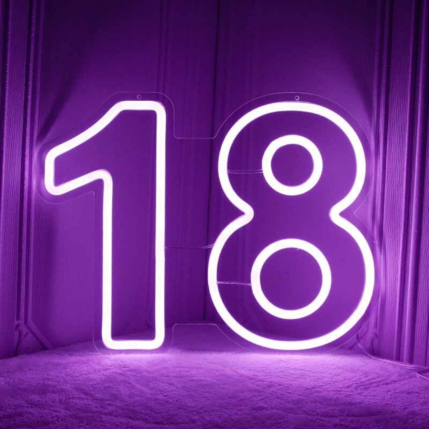Number Birthdays Led Neon Sign | Shineneon
