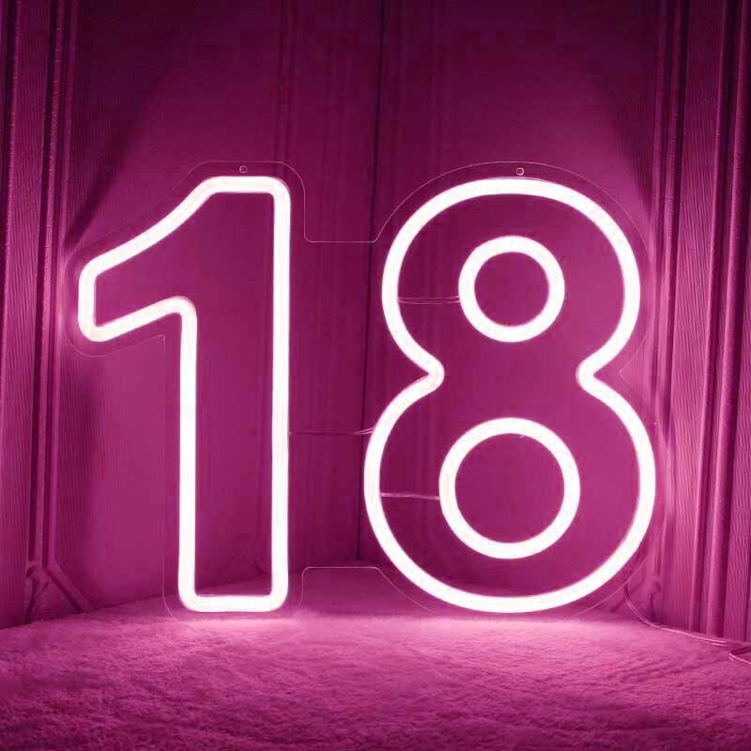 Number Birthdays Led Neon Sign | Shineneon