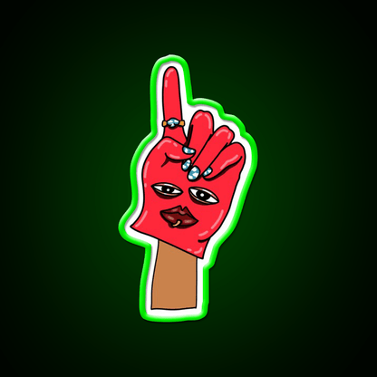 Number One By Stcleon Nail Salon Led Neon Sign Rgb Color - Shineneon
