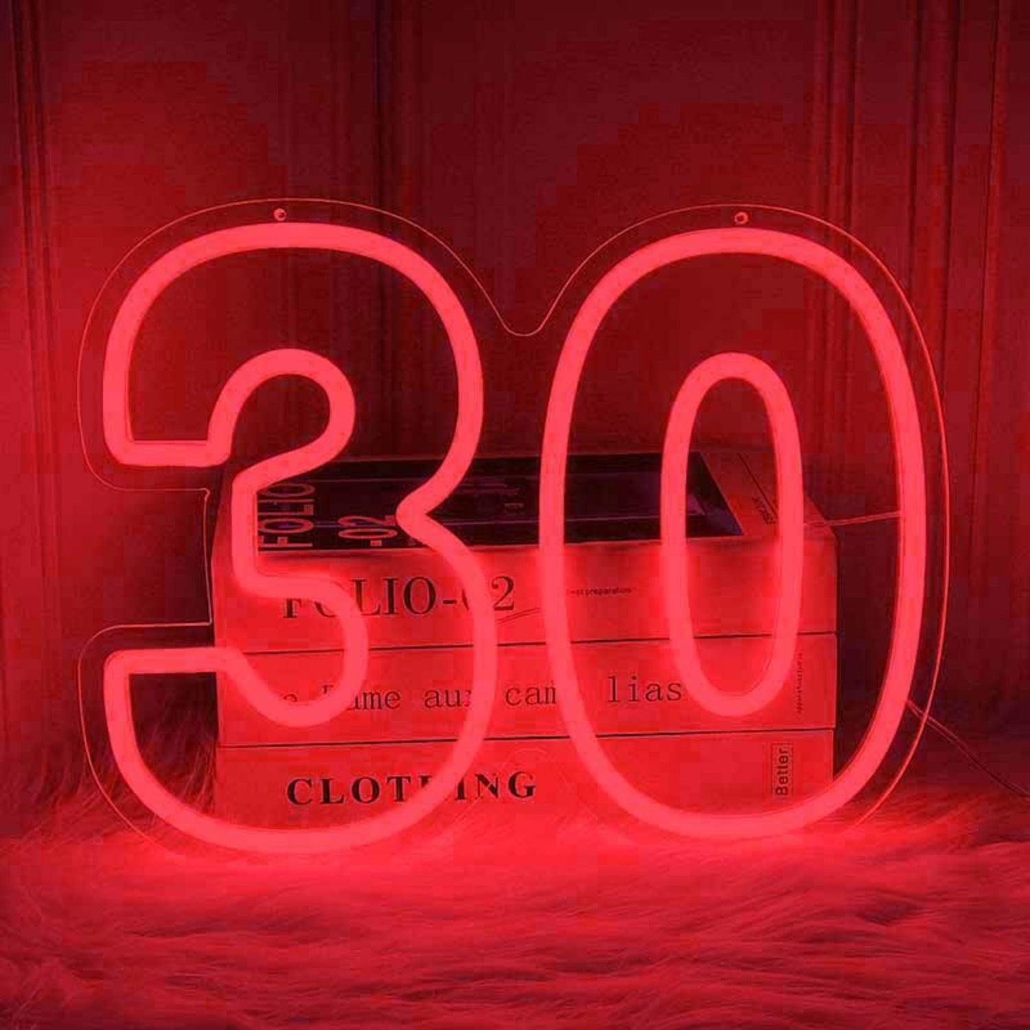 Number Thirty Led Neon Sign | Shineneon
