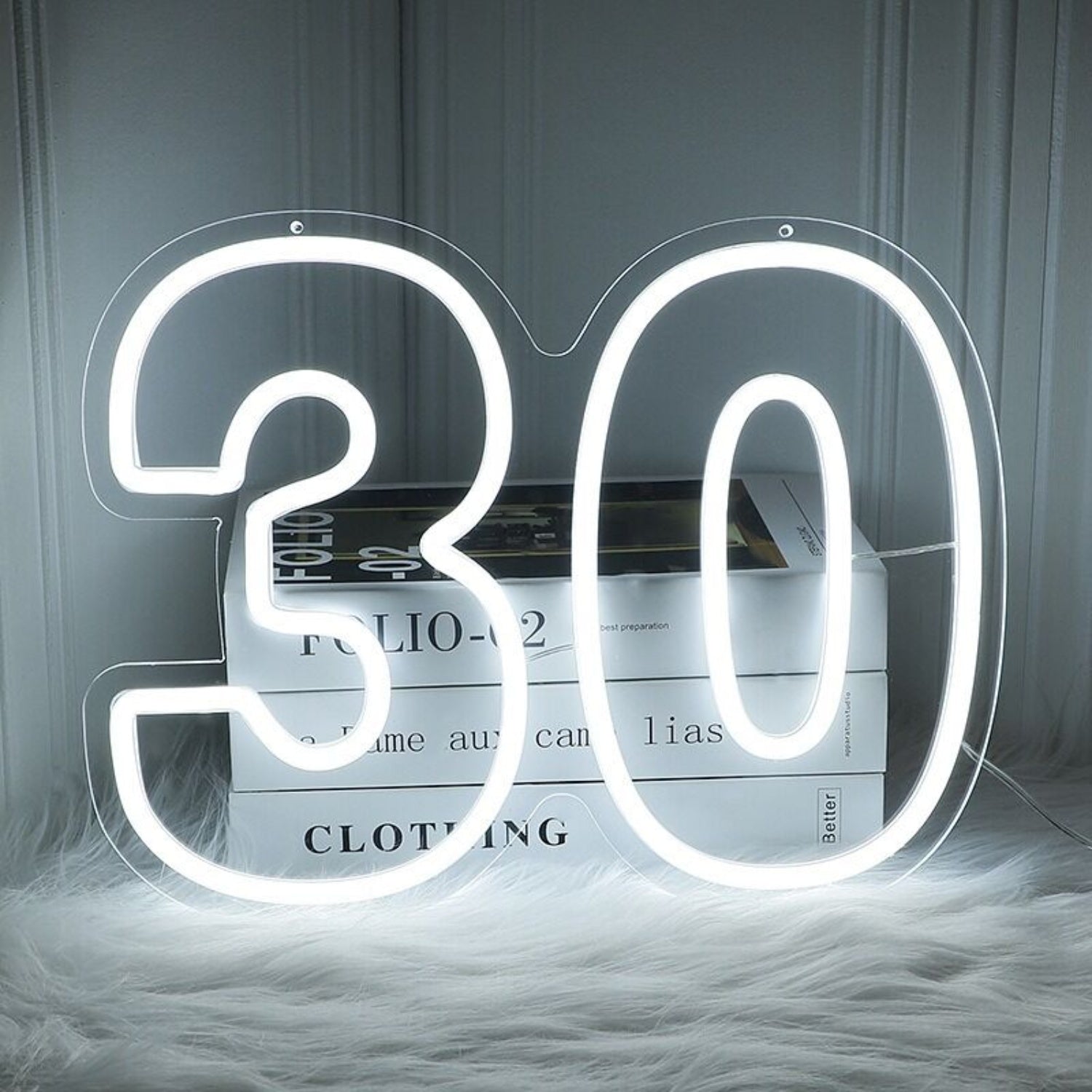 Number Thirty Led Neon Sign | Shineneon