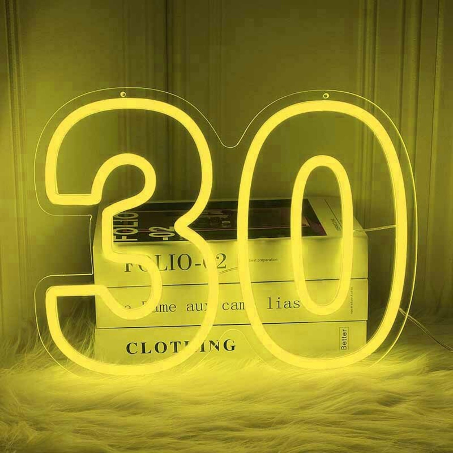 Number Thirty Led Neon Sign | Shineneon