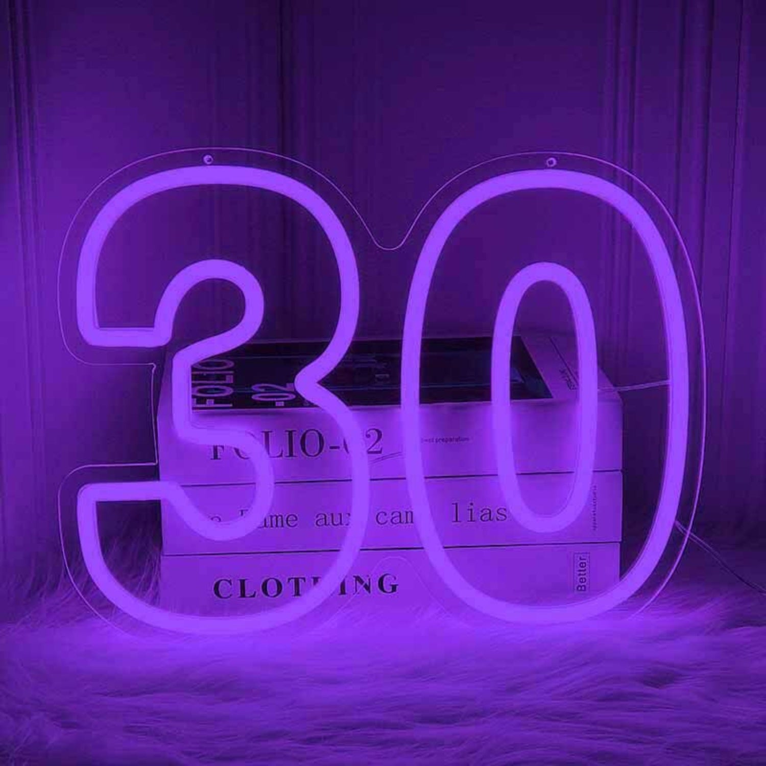 Number Thirty Led Neon Sign | Shineneon