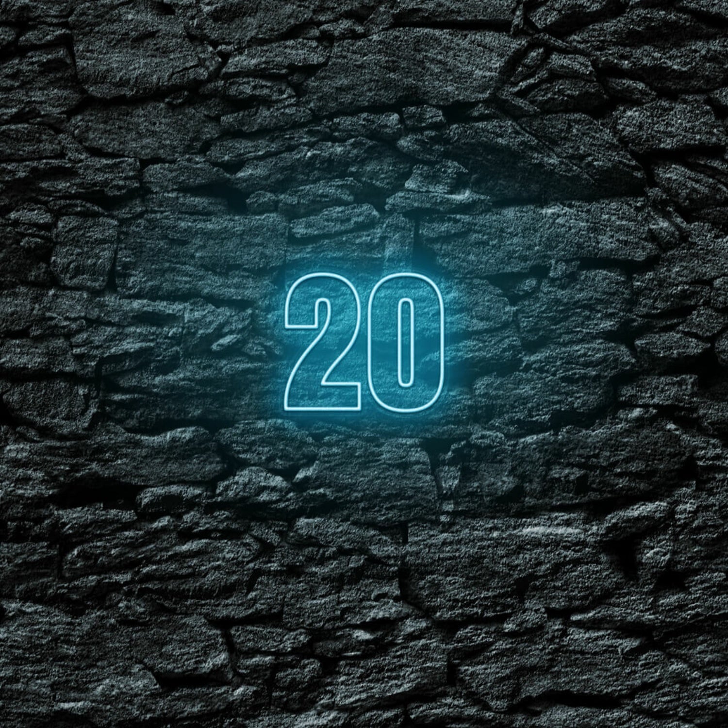 Number Twenty Led Sign | Shineneon