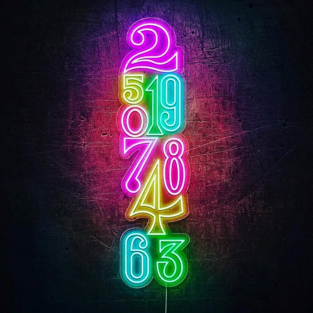 Numbers Led Sign Business Neon Sign - Shineneon