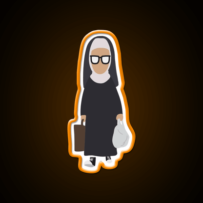 Nun Tina Fast Food Led Neon Sign For Burger Place Rgb Color - Shineneon