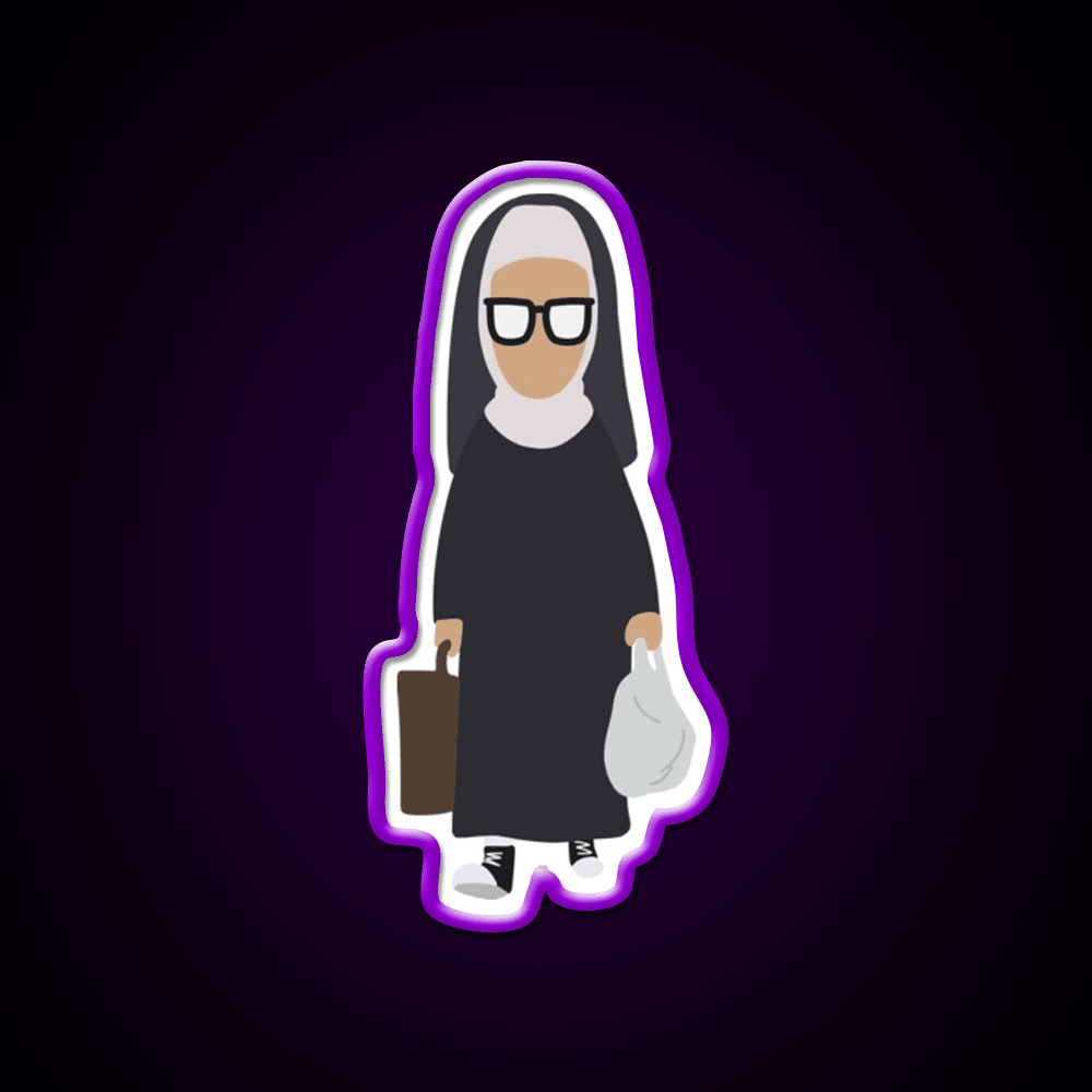 Nun Tina Fast Food Led Neon Sign For Burger Place Rgb Color - Shineneon