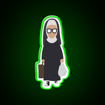Nun Tina Fast Food Led Neon Sign For Burger Place Rgb Color - Shineneon