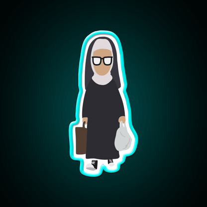Nun Tina Fast Food Led Neon Sign For Burger Place Rgb Color - Shineneon