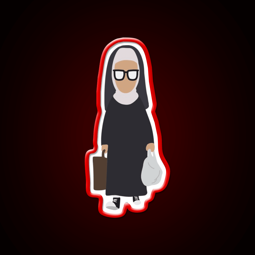 Nun Tina Fast Food Led Neon Sign For Burger Place Rgb Color - Shineneon