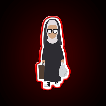 Nun Tina Fast Food Led Neon Sign For Burger Place Rgb Color - Shineneon
