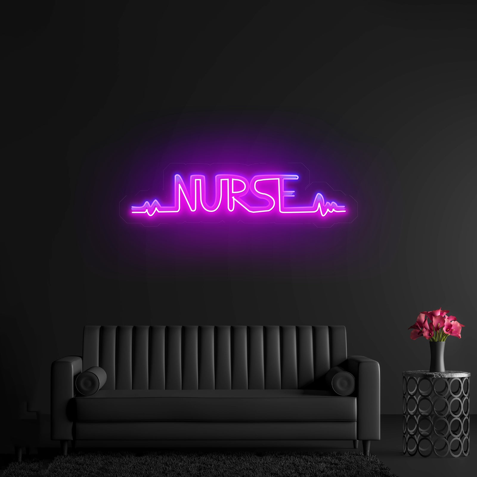 Nurse Artwork Neon Signs For A Bar
