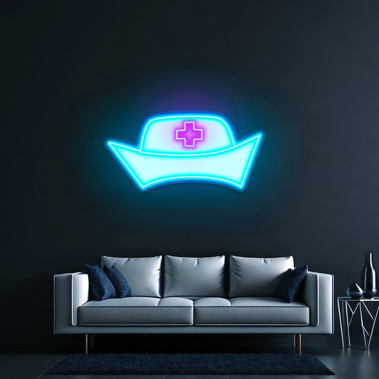Nurse Cap Artwork Led Signs