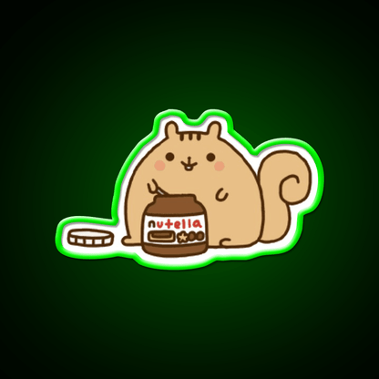 Nutella Bear Snack Food Led Neon Sign Rgb Color - Shineneon