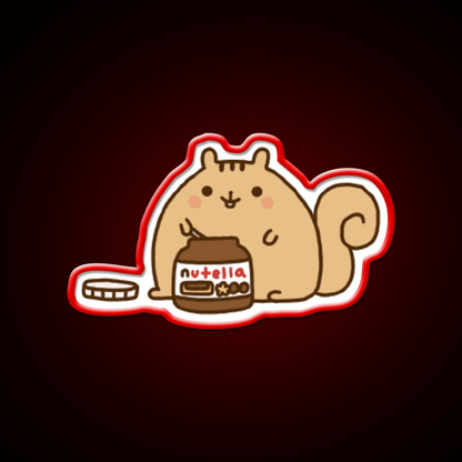 Nutella Bear Snack Food Led Neon Sign Rgb Color - Shineneon
