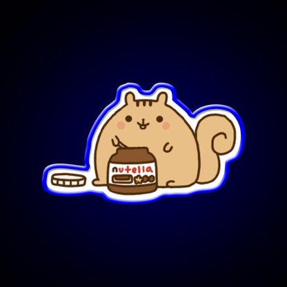 Nutella Bear Snack Food Led Neon Sign Rgb Color - Shineneon