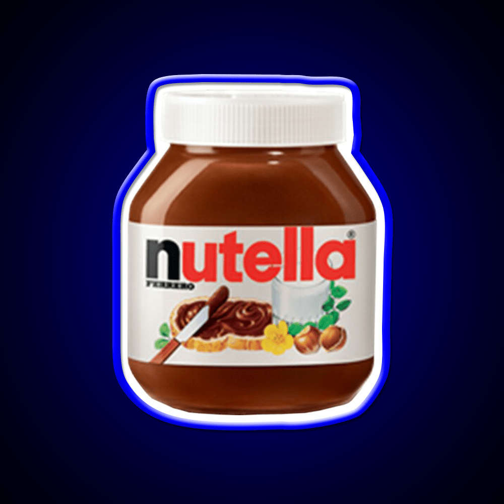 Nutella Snack Food Led Neon Sign Rgb Color - Shineneon