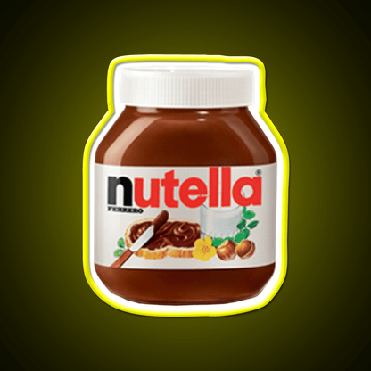 Nutella Snack Food Led Neon Sign Rgb Color - Shineneon