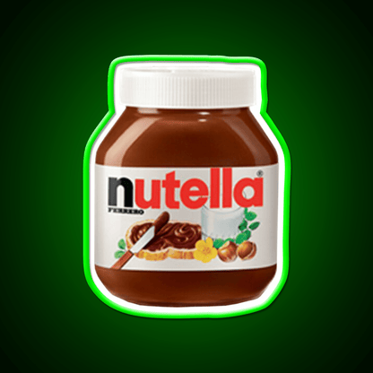 Nutella Snack Food Led Neon Sign Rgb Color - Shineneon