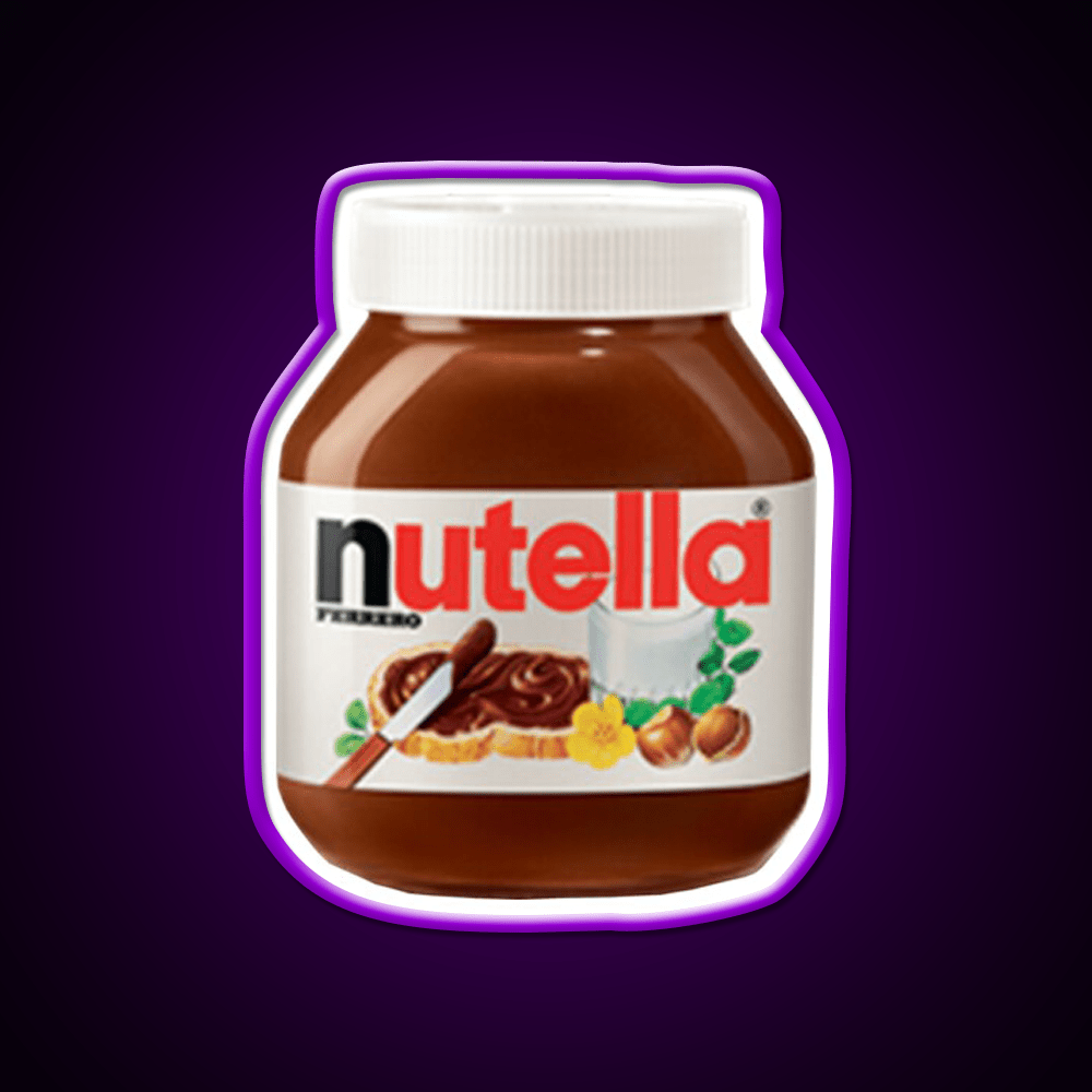 Nutella Snack Food Led Neon Sign Rgb Color - Shineneon