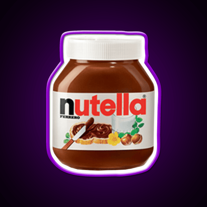 Nutella Snack Food Led Neon Sign Rgb Color - Shineneon