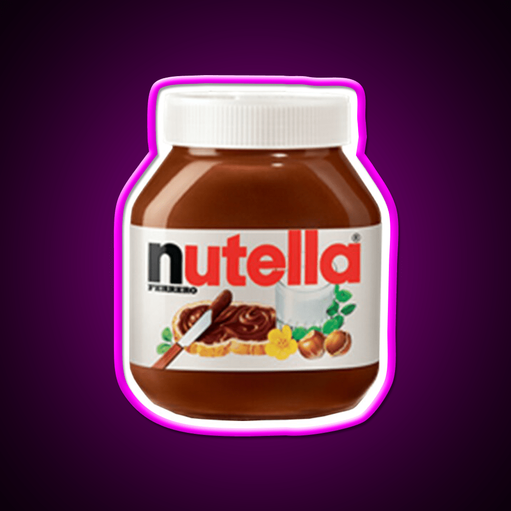 Nutella Snack Food Led Neon Sign Rgb Color - Shineneon