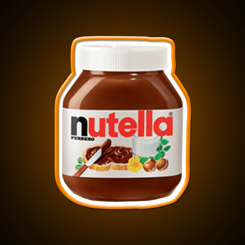 Nutella Snack Food Led Neon Sign Rgb Color - Shineneon
