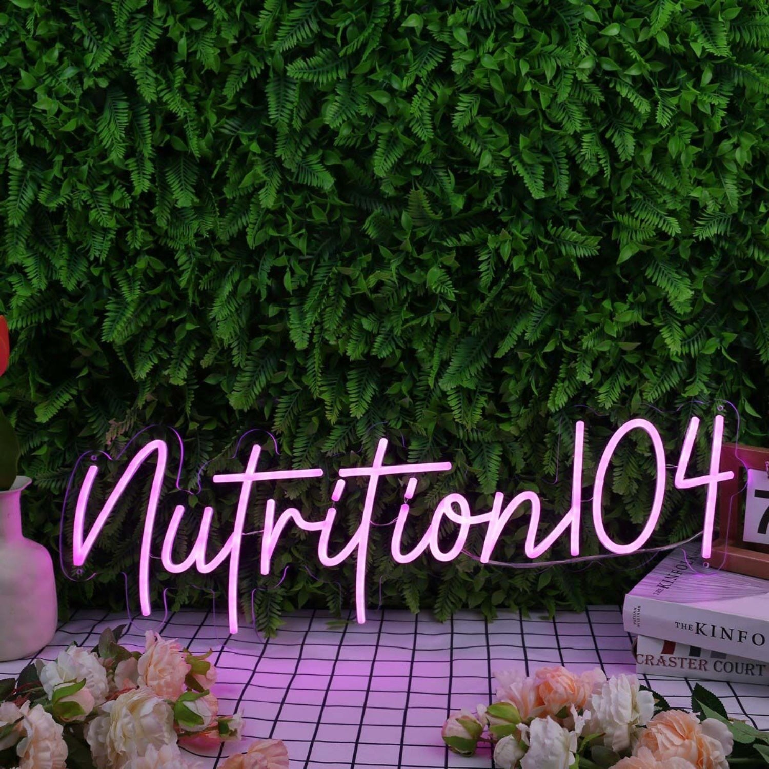 Nutrition 104 Purple Led Neon Sign - Shineneon