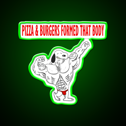 Nutrition Is Everything Gym Fitness Led Neon Sign Rgb Color