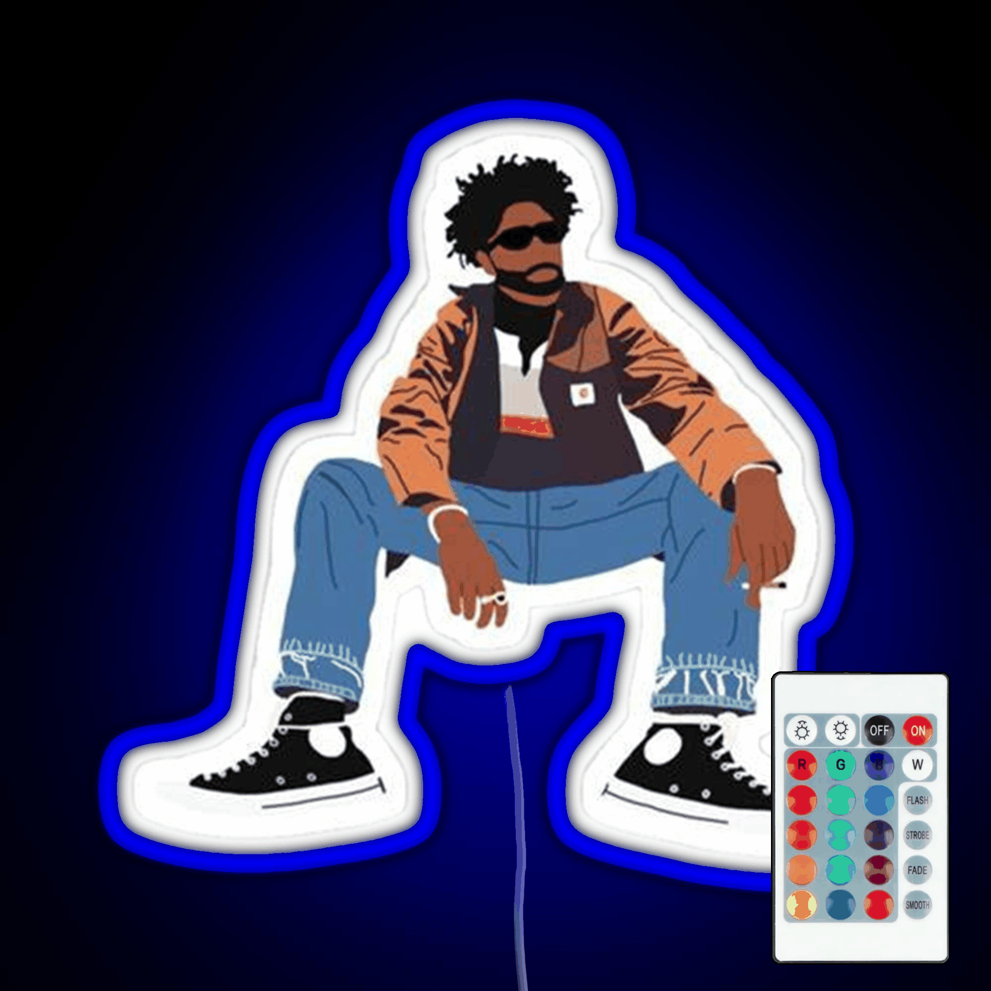 Nuwo Logo Rgb Led Neon Sign Pop Wall Art