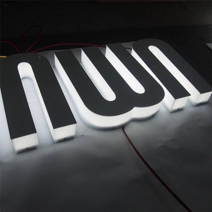 Nwn 3D Backlit Letters Business Metal Led Sign - Shineneon