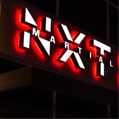 Nxt Marial 3D Frontlit And Backlit Channel Letter Led Light Sign - Shineneon