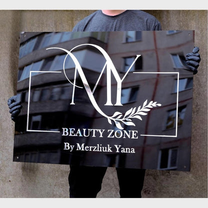 Ny Beauty Zone Acrylic Business Logo Sign - Shineneon