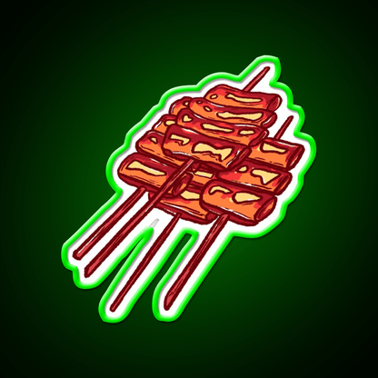 Nyamka Fast Food Led Neon Sign For Burger Place Rgb Color - Shineneon