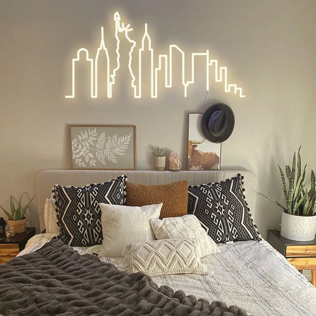 Nyc Skyline Led Sign Business Neon Sign