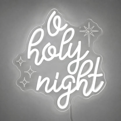 O Holy Night Stars LED Neon Sign high-converting product image