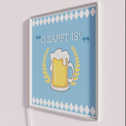 O Zapft Is Rgb Led Neon Sign - Shineneon