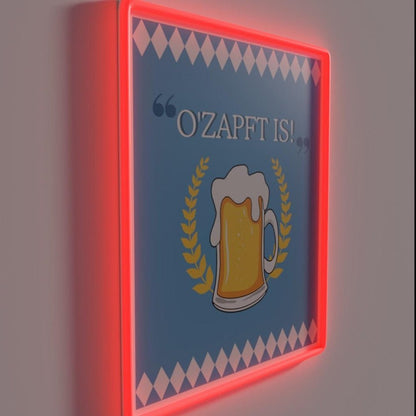 O Zapft Is Rgb Led Neon Sign - Shineneon