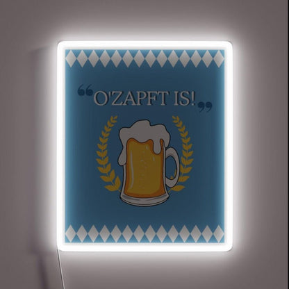 O Zapft Is Rgb Led Neon Sign - Shineneon
