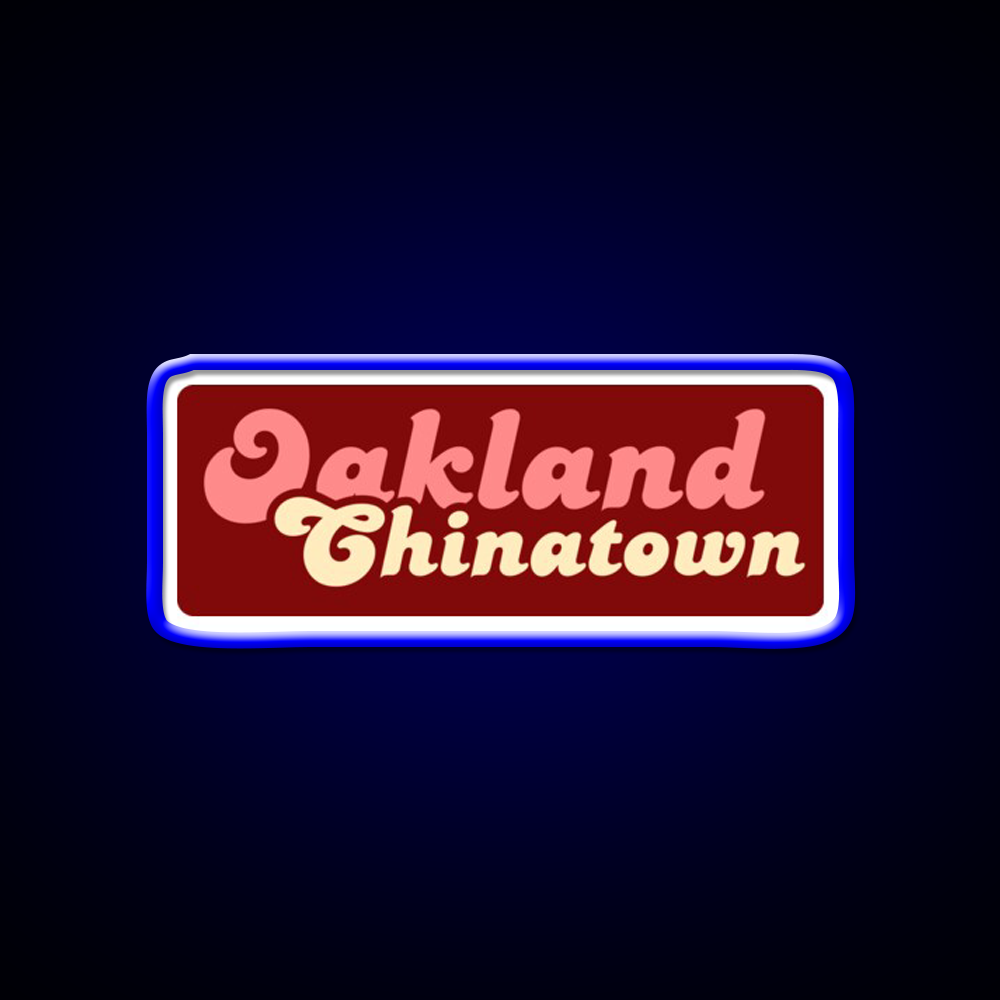 Oakland Chinatown Asian Cultural Led Neon Sign Rgb Color - LED neon sign view 5