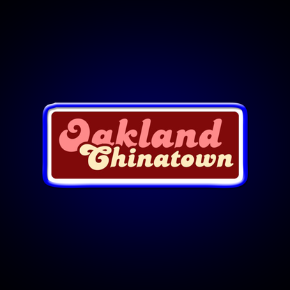Oakland Chinatown Asian Cultural Led Neon Sign Rgb Color - LED neon sign view 5