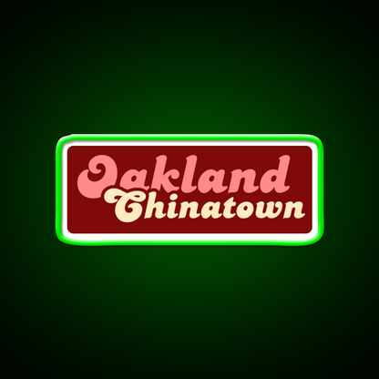 Oakland Chinatown Asian Cultural Led Neon Sign Rgb Color - LED neon sign view 8