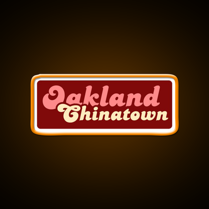 Oakland Chinatown Asian Cultural Led Neon Sign Rgb Color - LED neon sign view 6