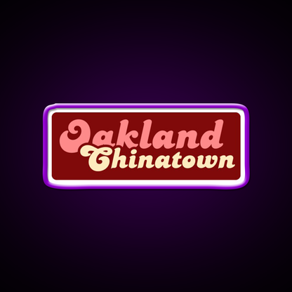 Oakland Chinatown Asian Cultural Led Neon Sign Rgb Color - LED neon sign view 9