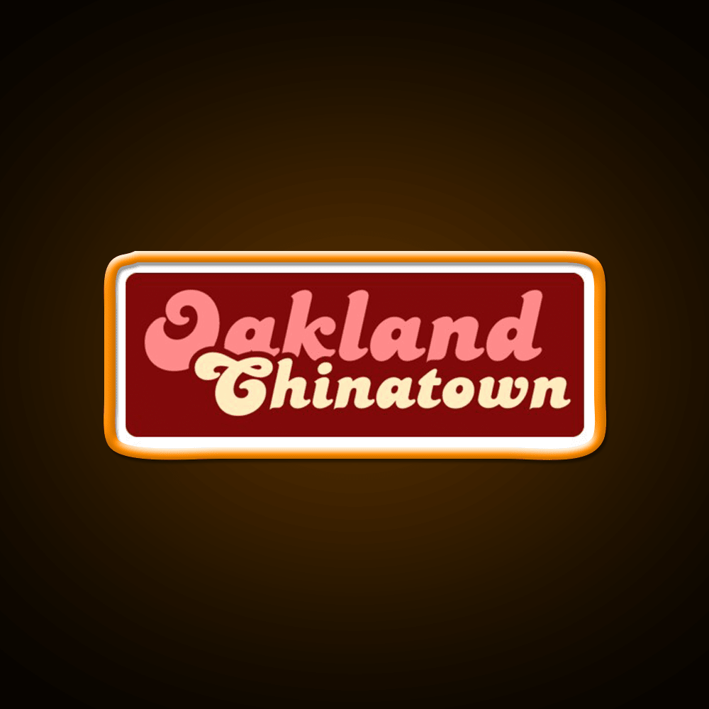 Oakland Chinatown Asian Cultural Led Neon Sign Rgb Color - Shineneon
