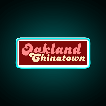 Oakland Chinatown Asian Cultural Led Neon Sign Rgb Color - Shineneon