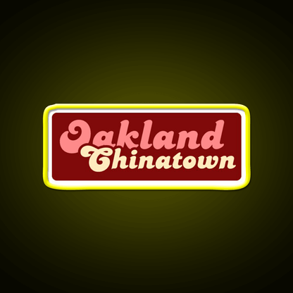 Oakland Chinatown Asian Cultural Led Neon Sign Rgb Color - Shineneon
