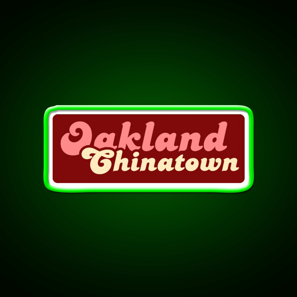 Oakland Chinatown Asian Cultural Led Neon Sign Rgb Color - Shineneon