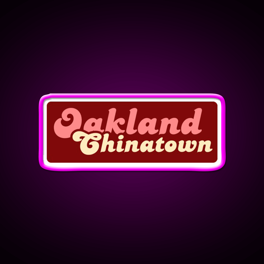 Oakland Chinatown Asian Cultural Led Neon Sign Rgb Color - Shineneon