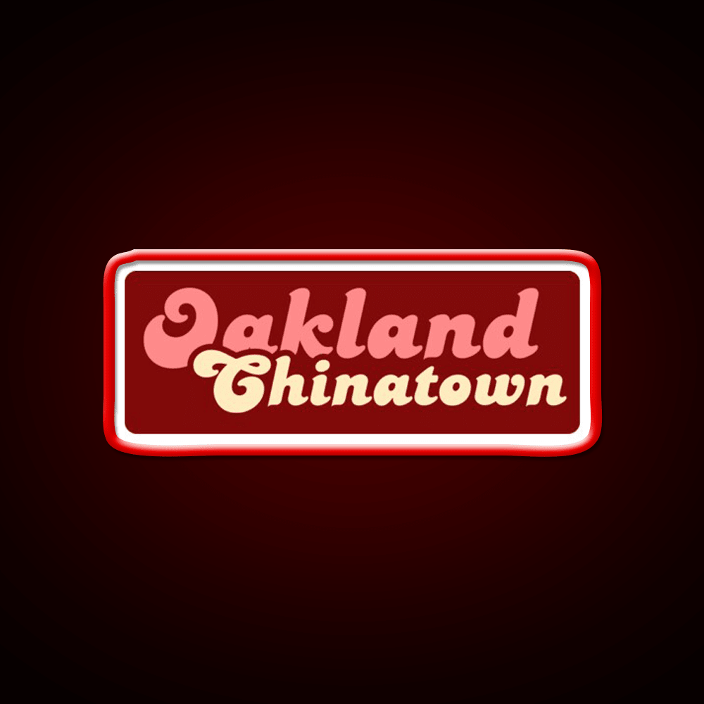 Oakland Chinatown Asian Cultural Led Neon Sign Rgb Color - Shineneon
